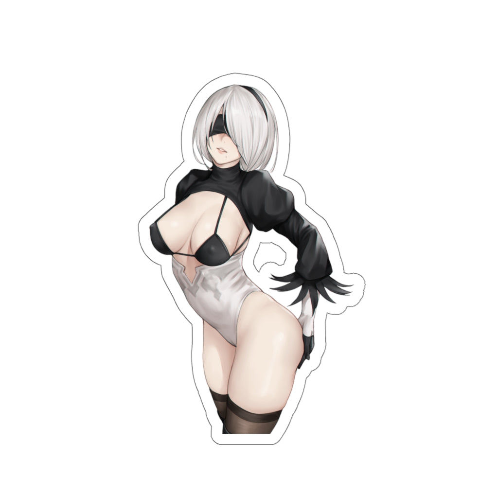 Hot 2B Waterproof Sticker - Nier Automata Ecchi Vinyl Car Decal