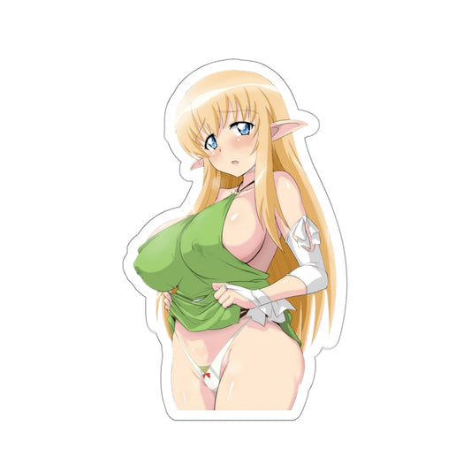 Topless Tiffania Westwood The Familiar of Zero Peeker Waterproof Sticker - Ecchi Vinyl Decal