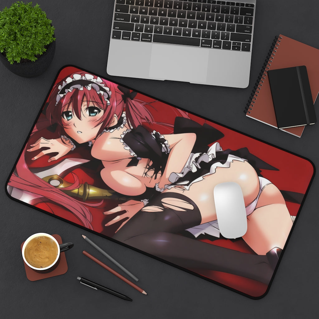 Sexy Airi Maid Queen's Blade Desk Mat - Non Slip Mousepad