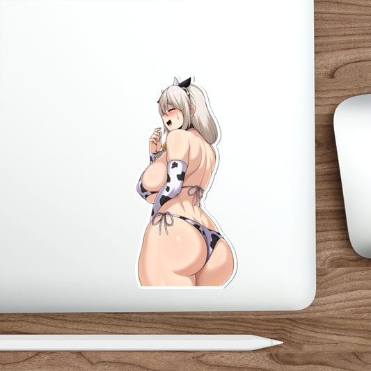 Tsuki Uzaki Cow Girl Big Butt Waterproof Sticker - Ecchi Vinyl Decal