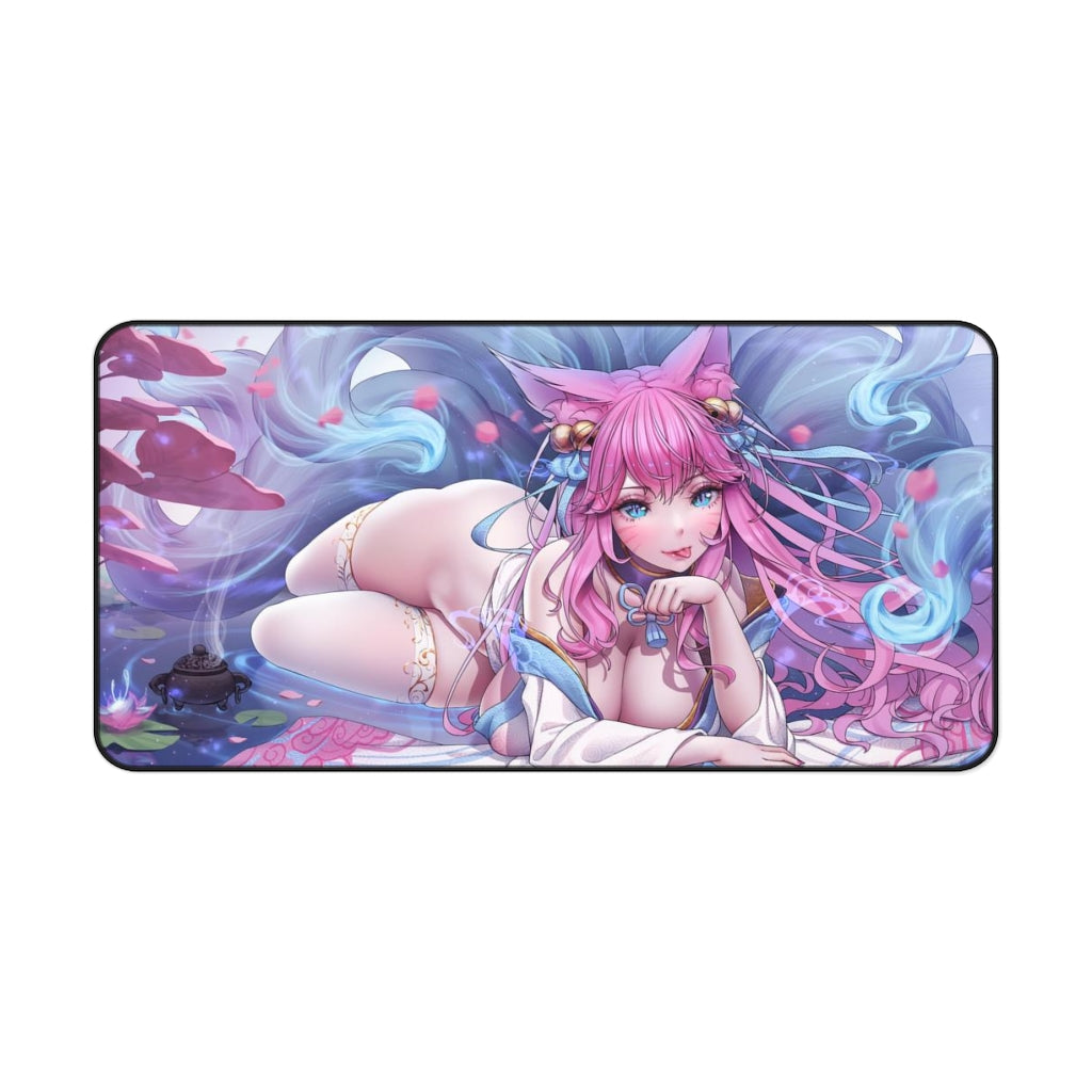 Sexy Ahri Mousepad Doujin - LoL Desk Mat - Big Gaming Mouse Pad - MTG Playmat