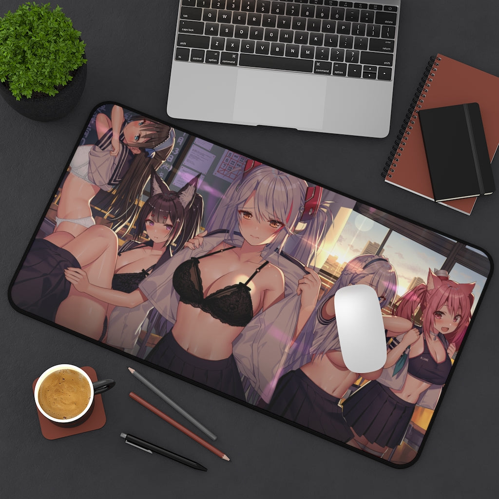 Sexy Anime Mousepad Doujin - Azur Lane Desk Mat - Big Gaming Mouse Pad - MTG Playmat