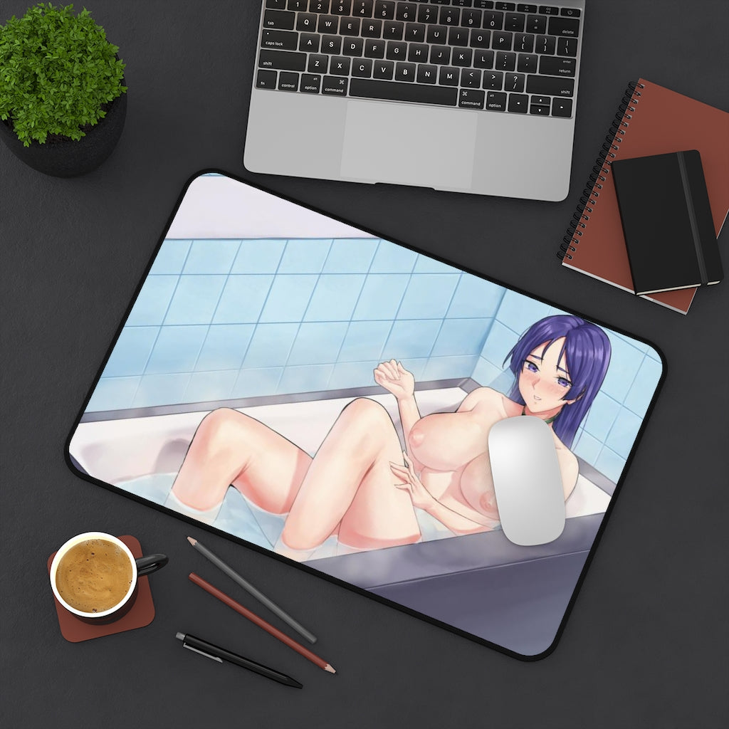 Minamoto No Raikou Fate Grand Order Nude Bath Desk Mat - Non Slip Mousepad