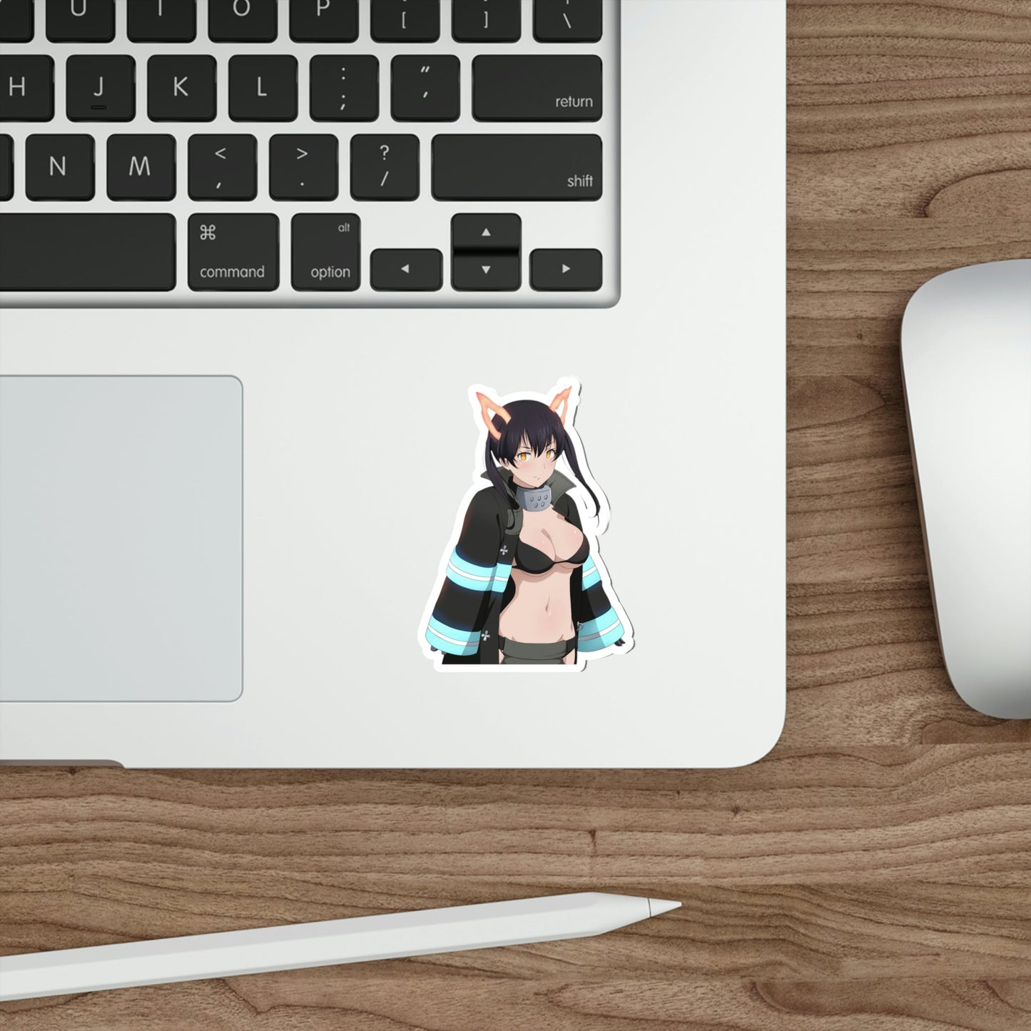 Sexy Tamaki Fire Force Waterproof Sticker - Weatherproof Vinyl Car Decal