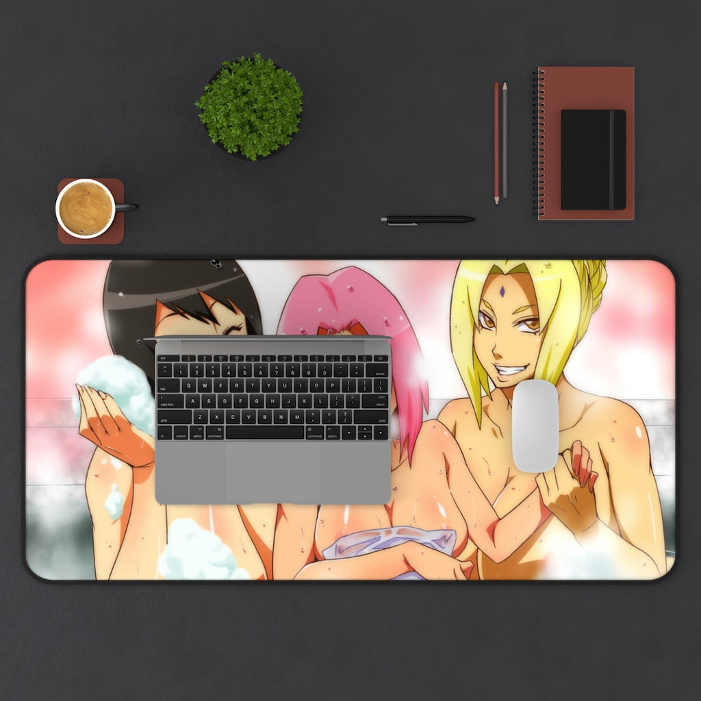 Sakura Tsunade and Shizune Naruto Onsen Mousepad - Gaming Playmat