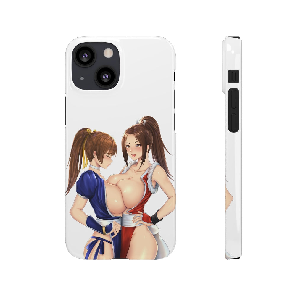 Oppai Anime Phone Case - Kawaii Aesthetic Snap Case - iPhone 13