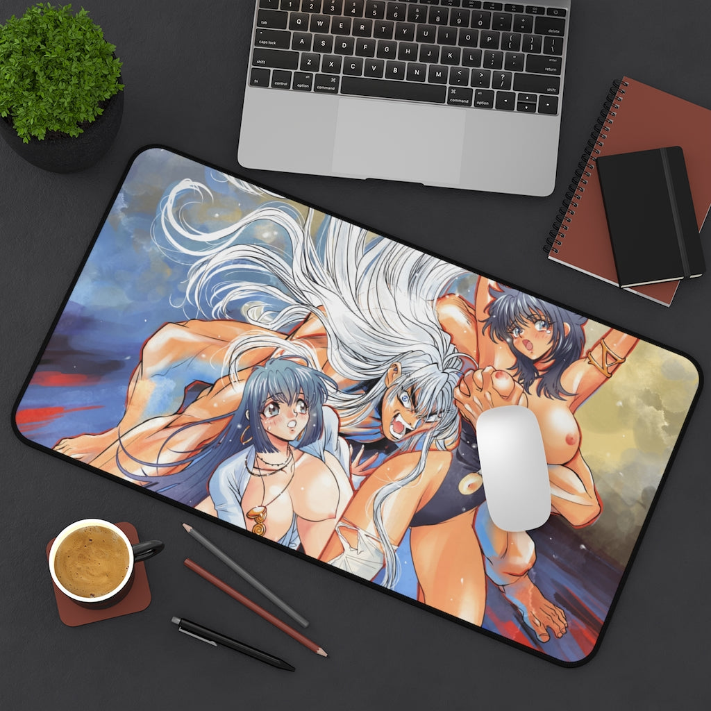 Bastard Dark Schneider Kai Harn And Sheila Tel Metallicana Nude Boobs Desk Mat - Ecchi Mousepad - Adult Playmat