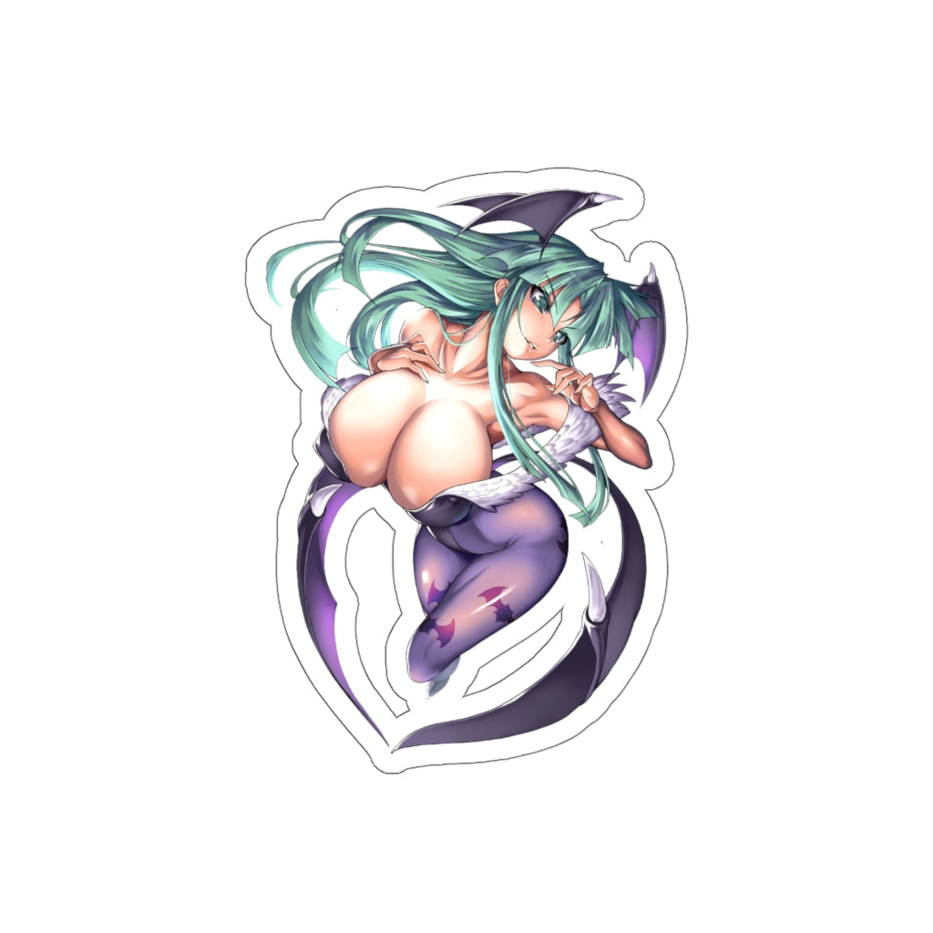 Morrigan Sexy Waterproof Vinyl Sticker - Large Ecchi Darkstalkers Decal