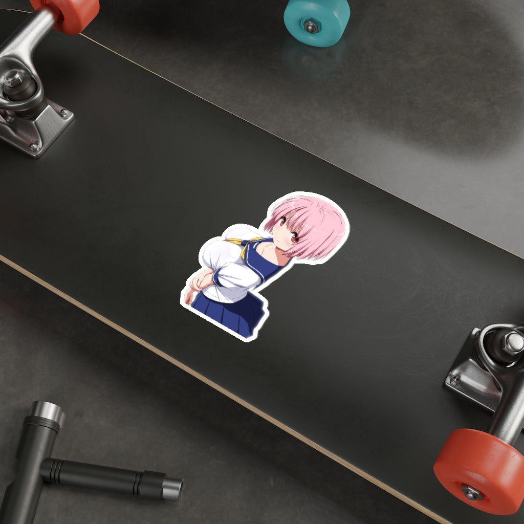 Touhou Yuyuko Sexy School Girl Waterproof Sticker - Ecchi Vinyl Decal