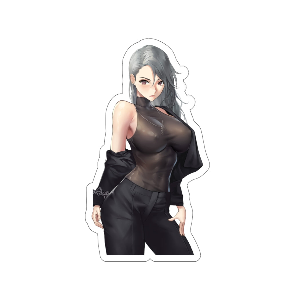 Persona 5 Waterproof Sticker - Busty Sae Niijima Ecchi Vinyl Car Decal