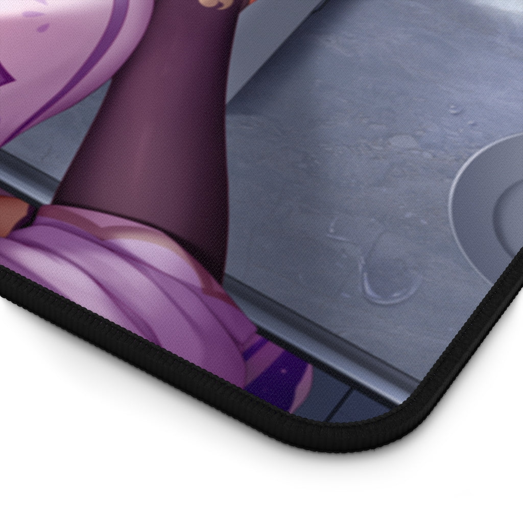 Raiden Shogun Big Boobs Housewife Genshin Impact Desk Mat - Non Slip Mousepad