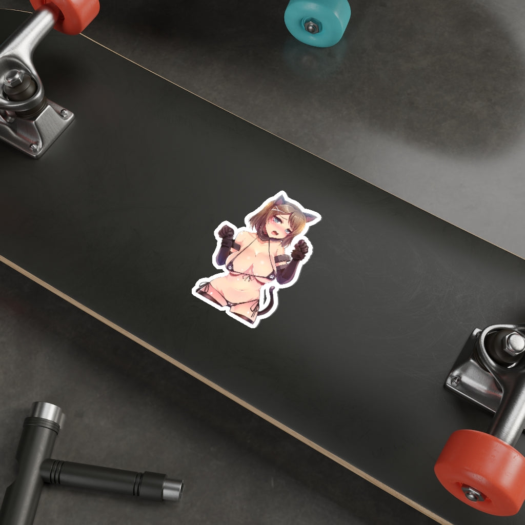 Sexy Neko Maya Kancolle Kantai Collection Waterproof Sticker - Ecchi Vinyl Decal