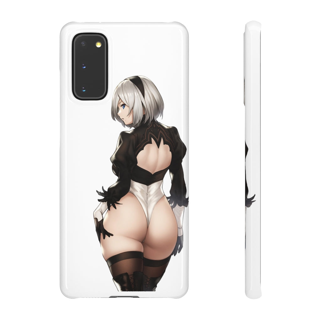 2B Anime Phone Case - Nier Automata Kawaii Aesthetic Snap Case