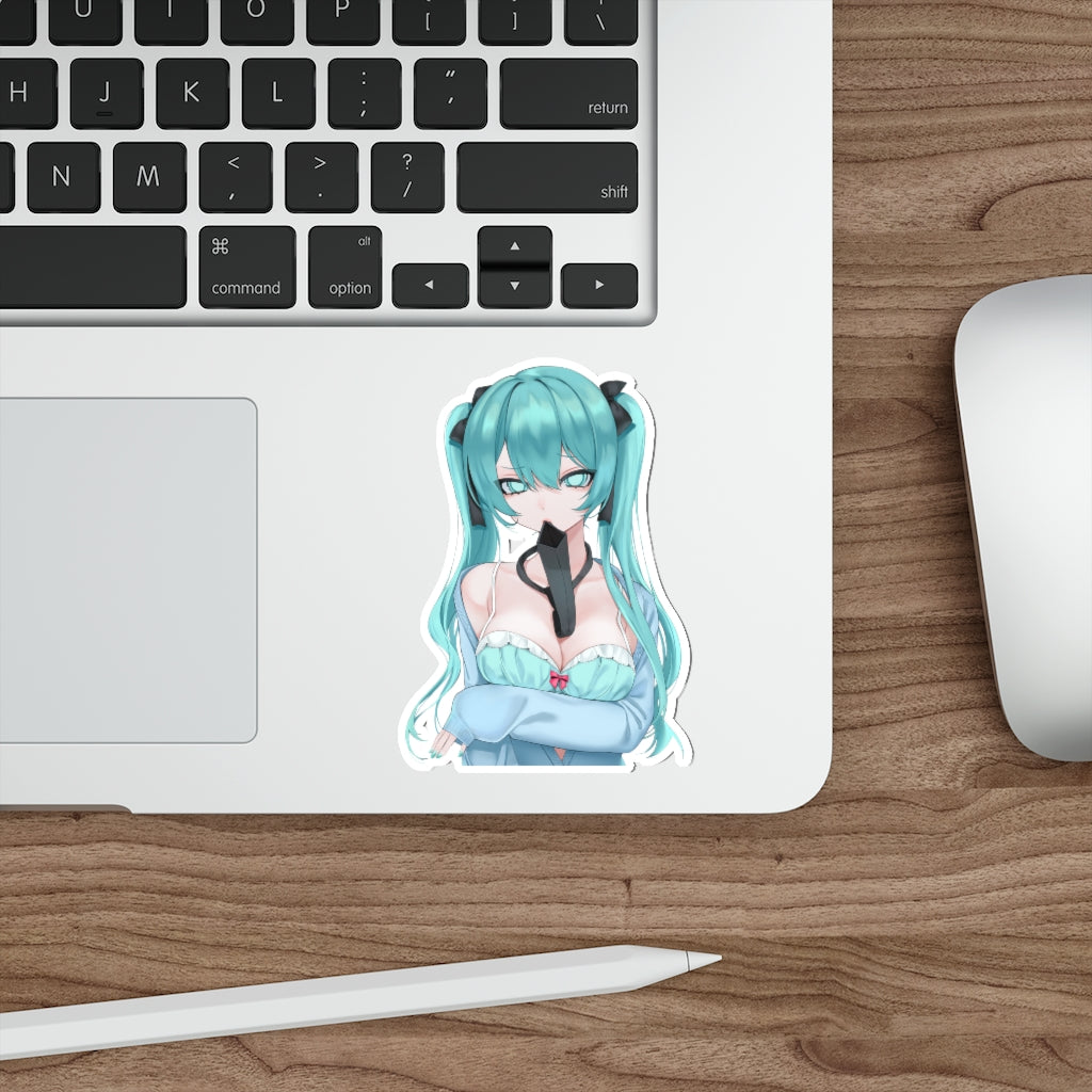 Miku Hatsune Vocaloid Waterproof Sticker - Ecchi Vinyl Decal