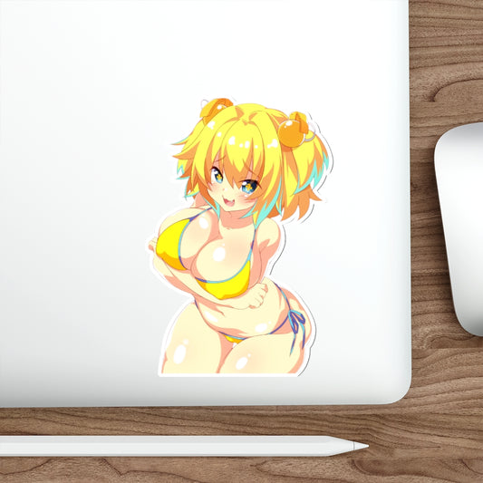 Thick Pine Bomber Girl Bomberman Waterproof Sticker - Ecchi Vinyl Decal