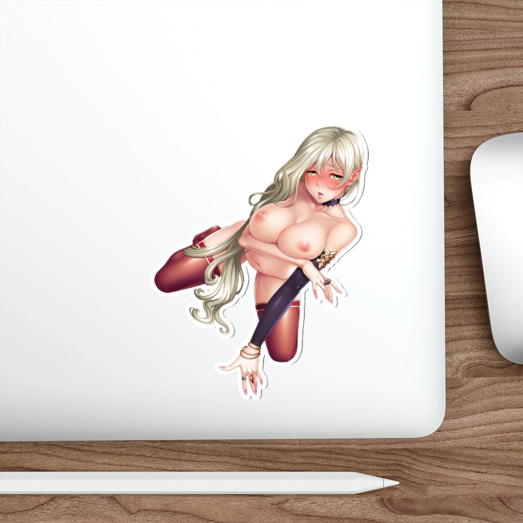 Taimanin Asagi Nude Katejina Ecchi Vinyl Decal Waterproof Sticker - Ecchi Vinyl Decal