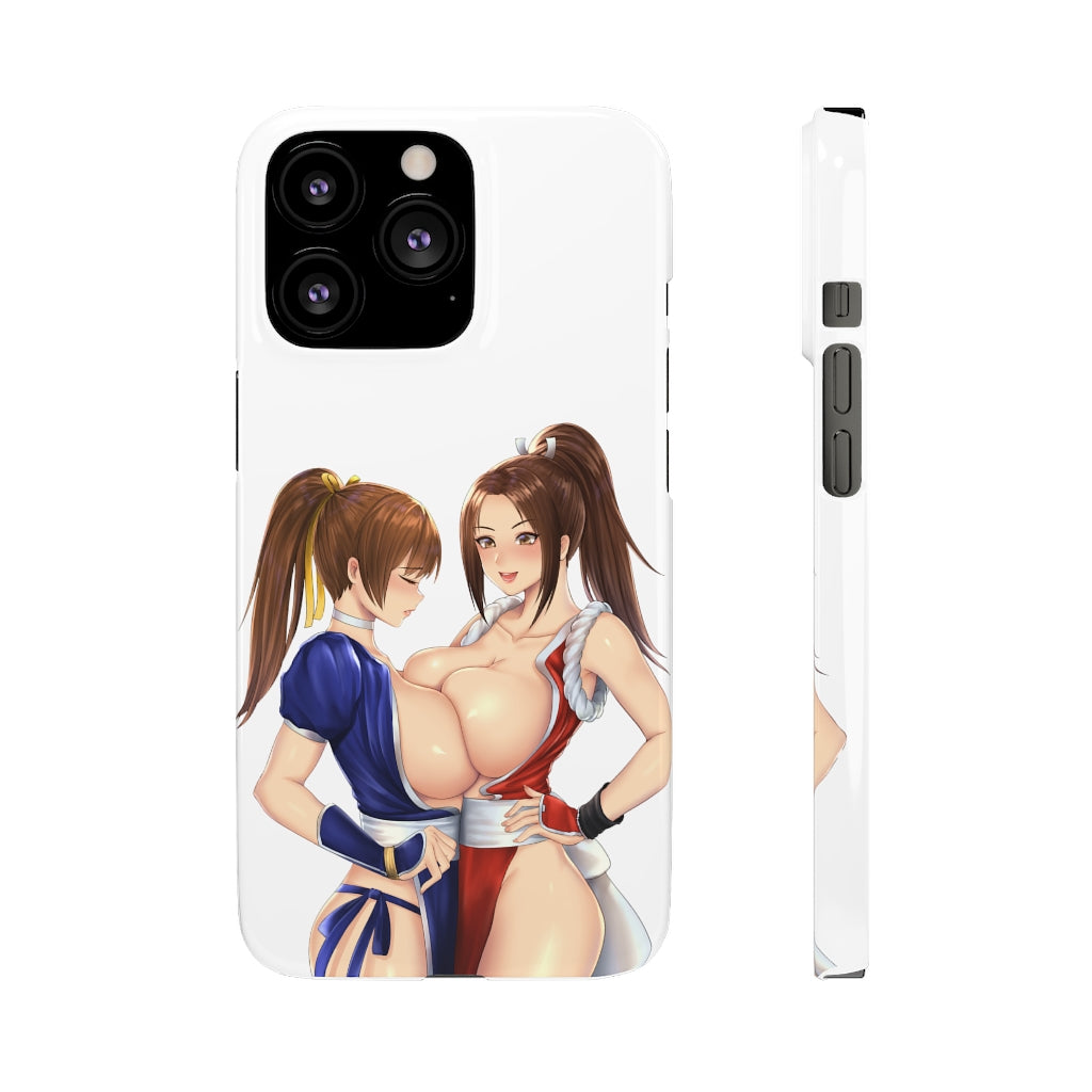 Oppai Anime Phone Case - Kawaii Aesthetic Snap Case - iPhone 13