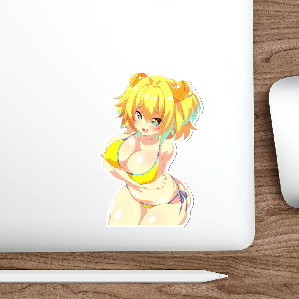 Thick Pine Bomber Girl Bomberman Waterproof Sticker - Ecchi Vinyl Decal