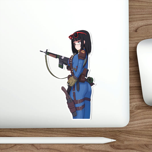 Fallout Sexy Vault Dweller Waifu Waterproof Sticker - Weatherproof Vinyl Car Decal