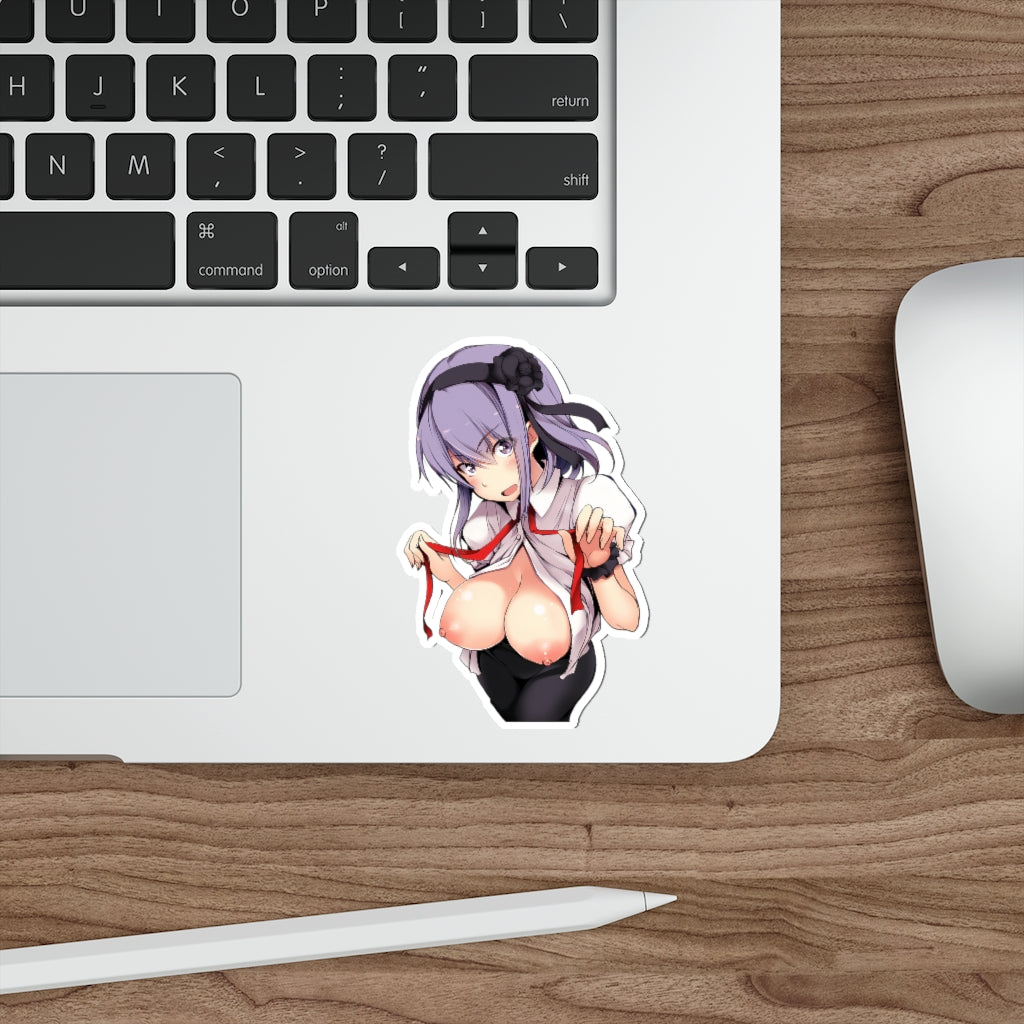 Topless Shidare Hotaru Dagashi Kashi Waterproof Sticker - Ecchi Vinyl Decal