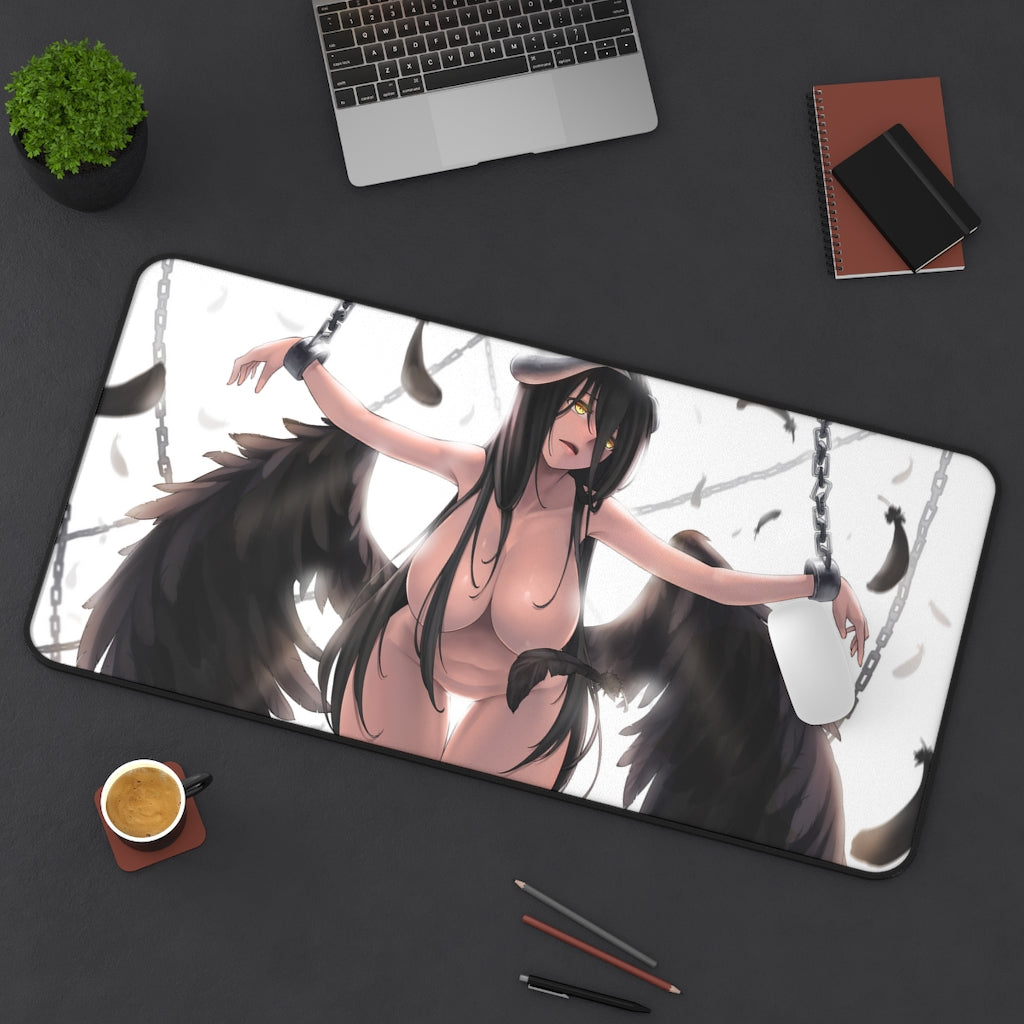 Overlord Sexy Mousepad - Nude Chained Albedo Anime Desk Mat - Ecchi Playmat