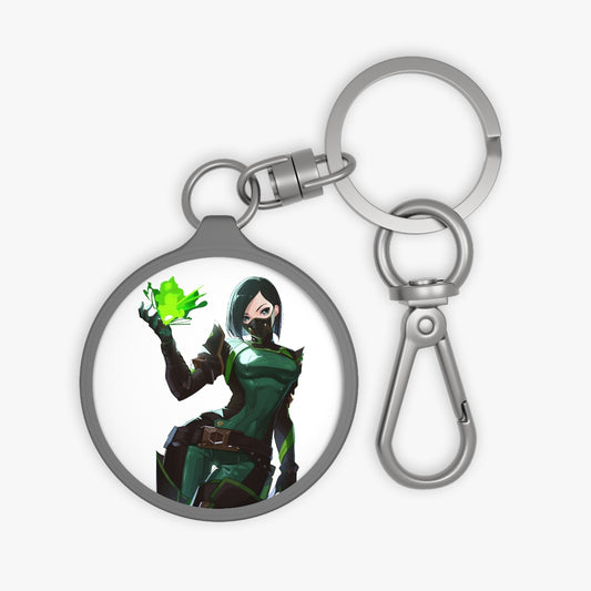 Valorant Keychain - Viper Keyring Tag