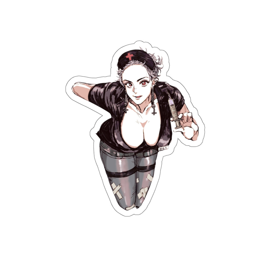 Dorohedoro Sexy Nurse Noi Waterproof Sticker - Ecchi Vinyl Decal