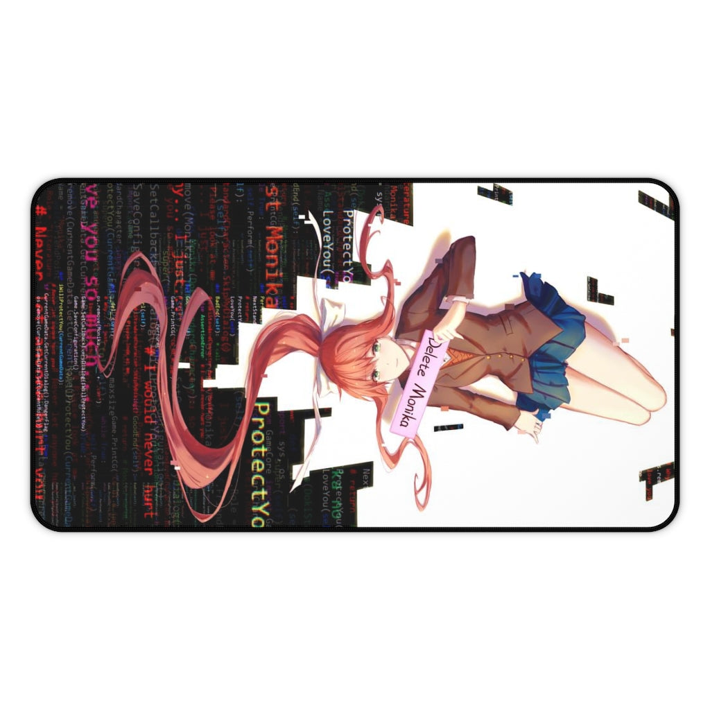 Doki Doki Literature Club Sexy Mousepad - Delete Monika Large Desk Mat - DDLC Ecchi Playmat