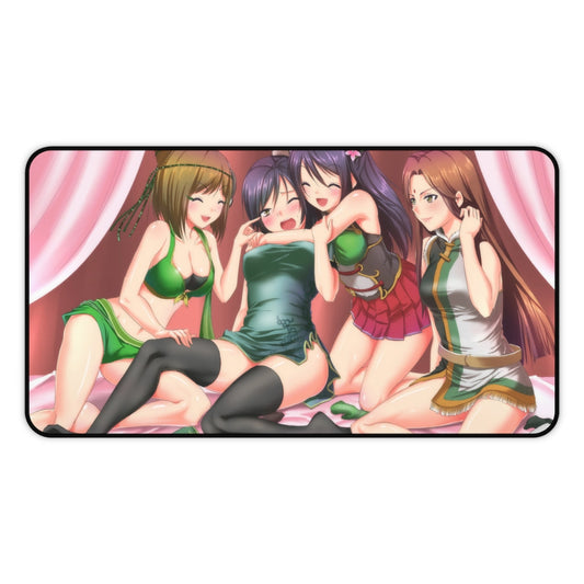 Tapis de souris antidérapant Dynasty Warriors Waifus 