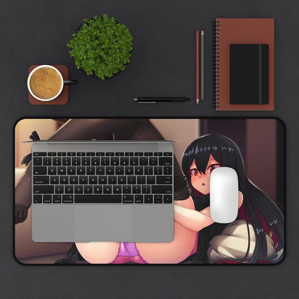 Ren Witch's Weapon Panties Butt Desk Mat - Non Slip Mousepad