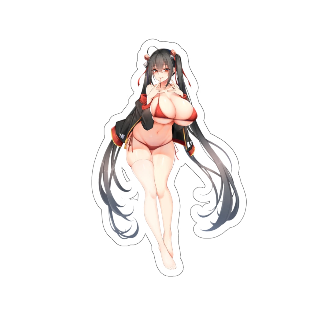 Huge Boobs Taihou Bikini Azur Lane Waterproof Sticker - Ecchi Vinyl Decal