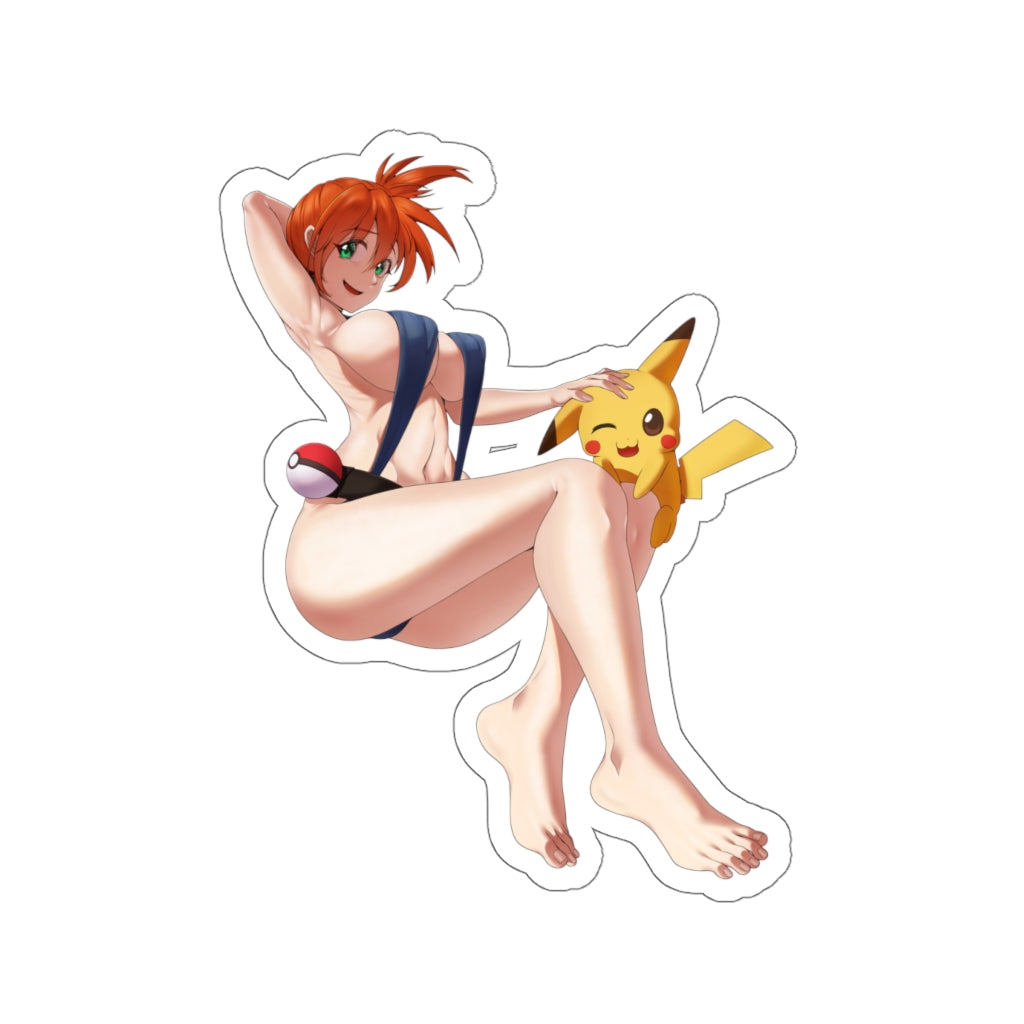 Hot Misty and Pikachu Pokemon Waterproof Sticker - Ecchi Vinyl Decal