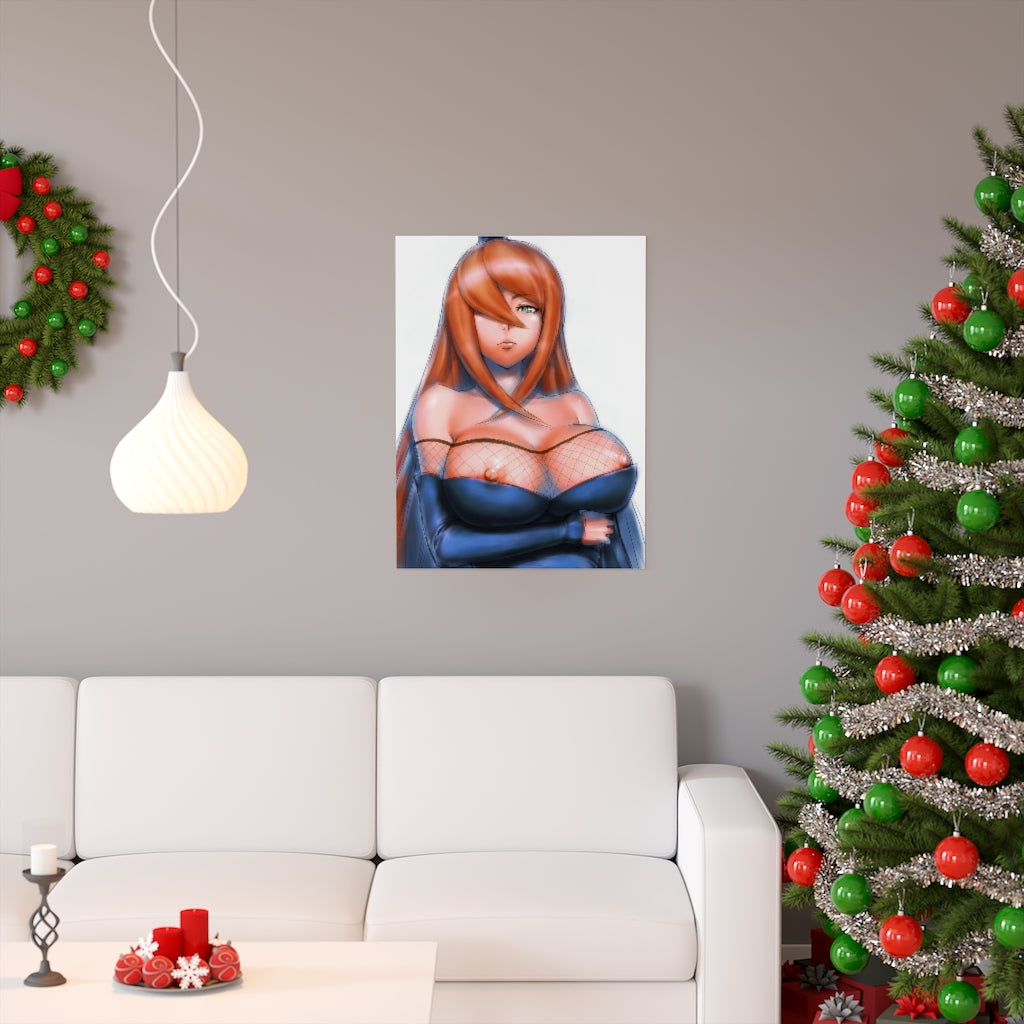 Terumi Mei Naruto Poster - Lewd Premium Matte Vertical Poster - Adult Wall Art