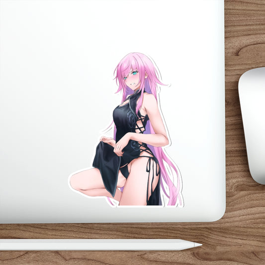 Nijisanji Sexy Vtuber Yuhi Riri Autocollant imperméable à l’eau - Décalcomanie en vinyle Ecchi