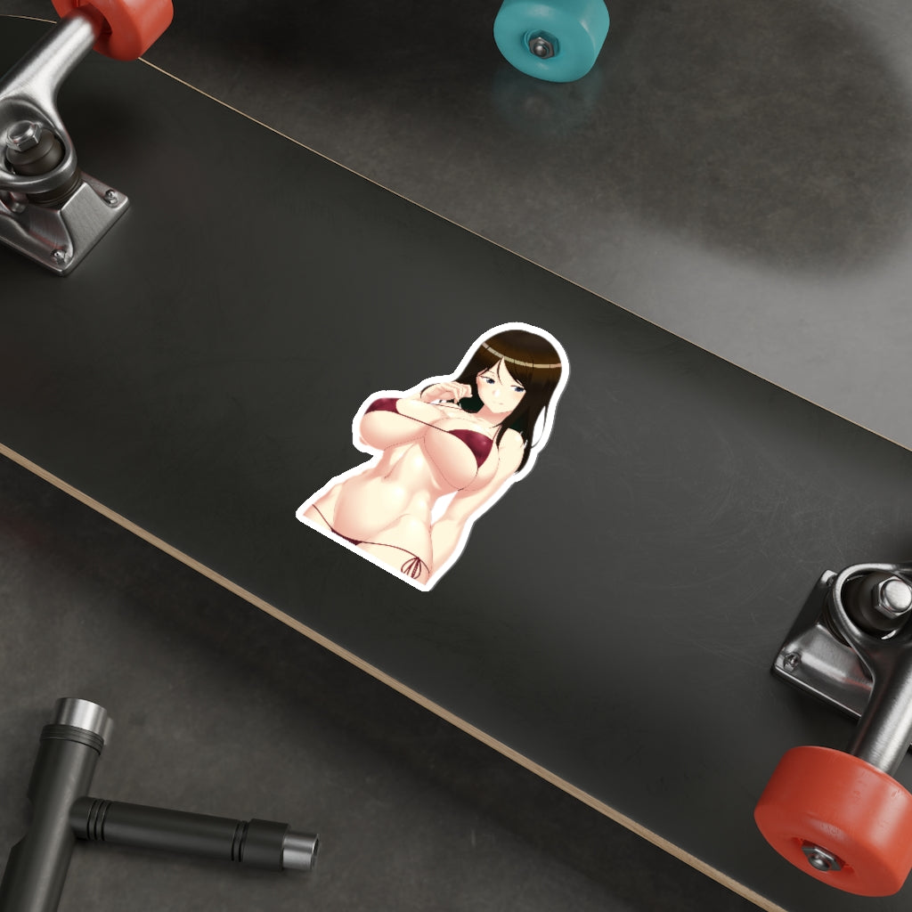 Big Bikini Boobs Nonna Girls und Panzer Waterproof Sticker - Ecchi Vinyl Decal