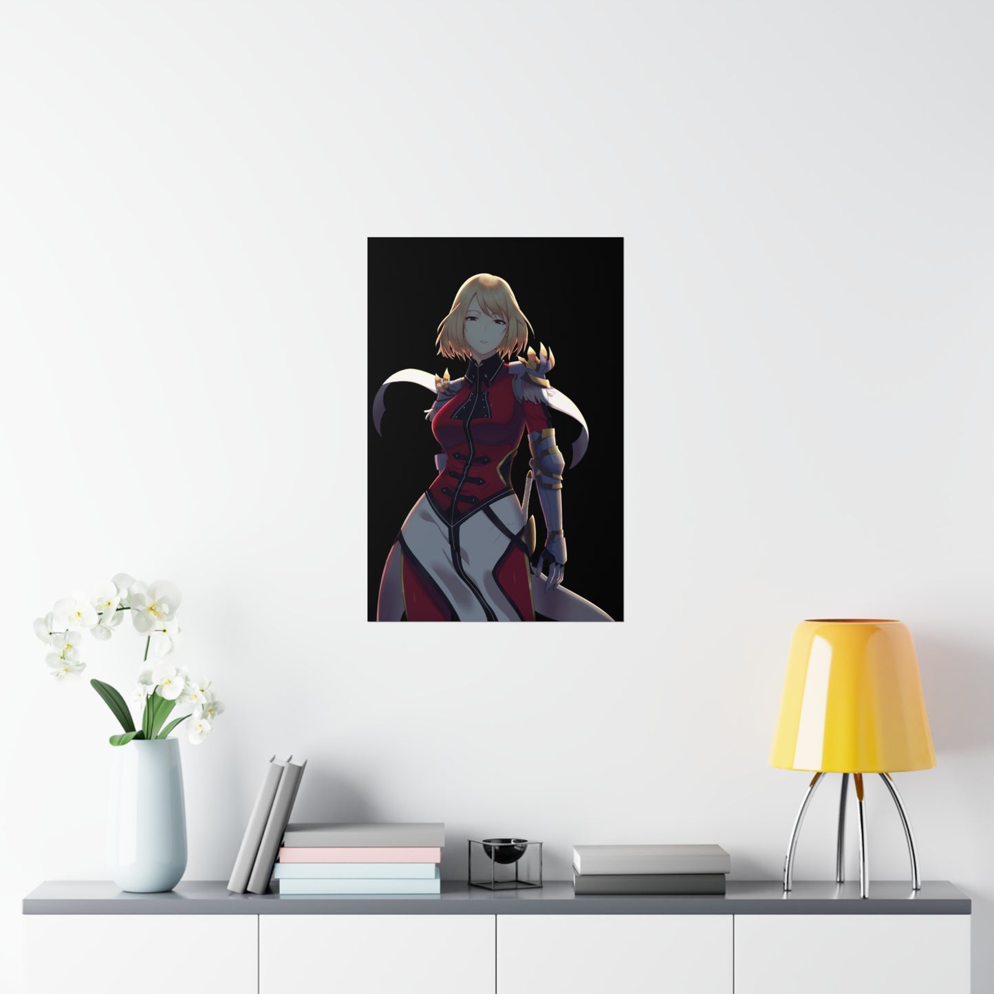 Cha Hae In Solo Leveling Poster - Premium Matte Vertical Poster - Anime Wall Art Decor