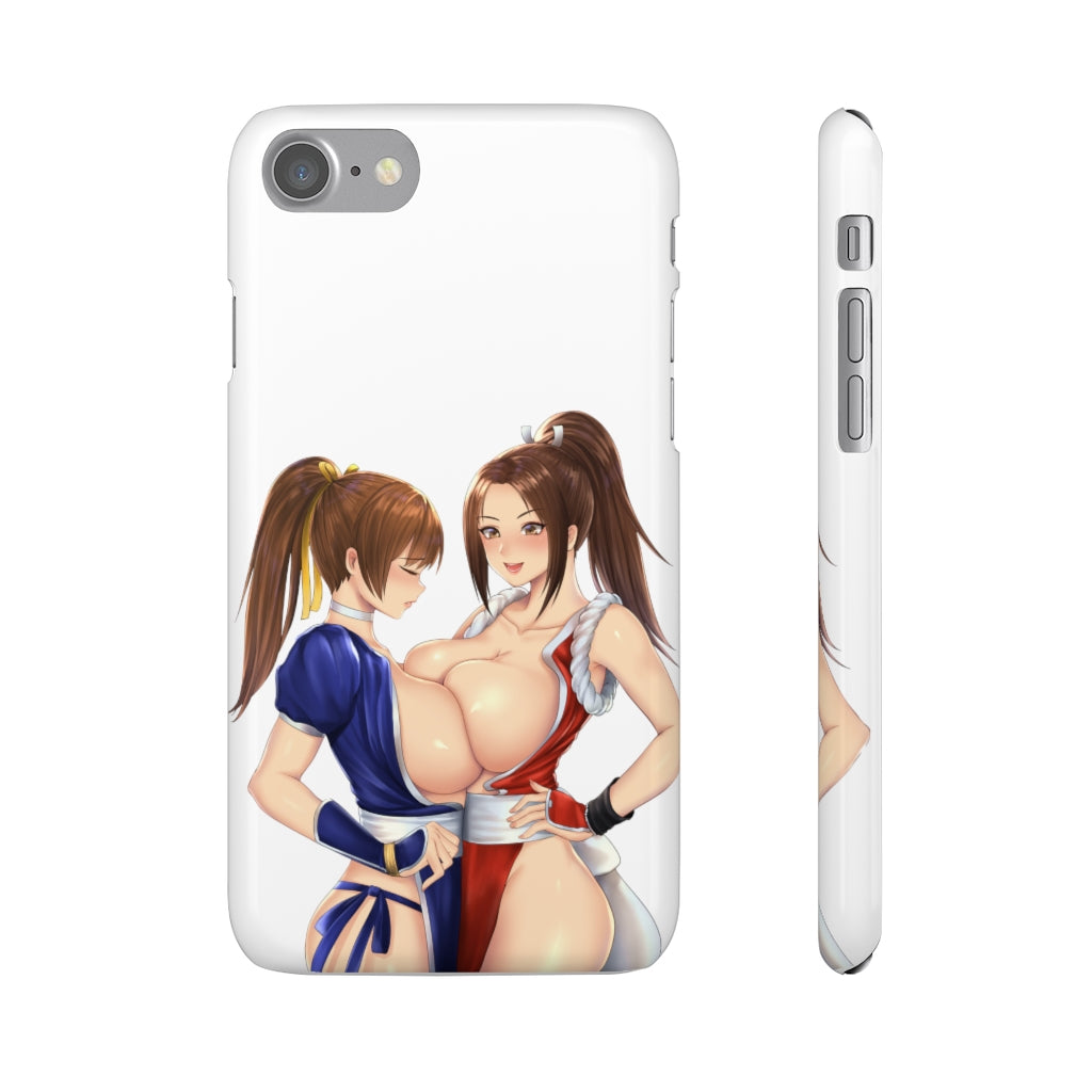 Oppai Anime Phone Case - Kawaii Aesthetic Snap Case - iPhone 13