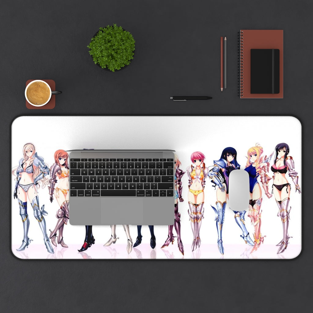 Walkure Romanze Bikini Armor Waifus Desk Mat- Sexy Anime Girl Mousepad - Gaming Playmat