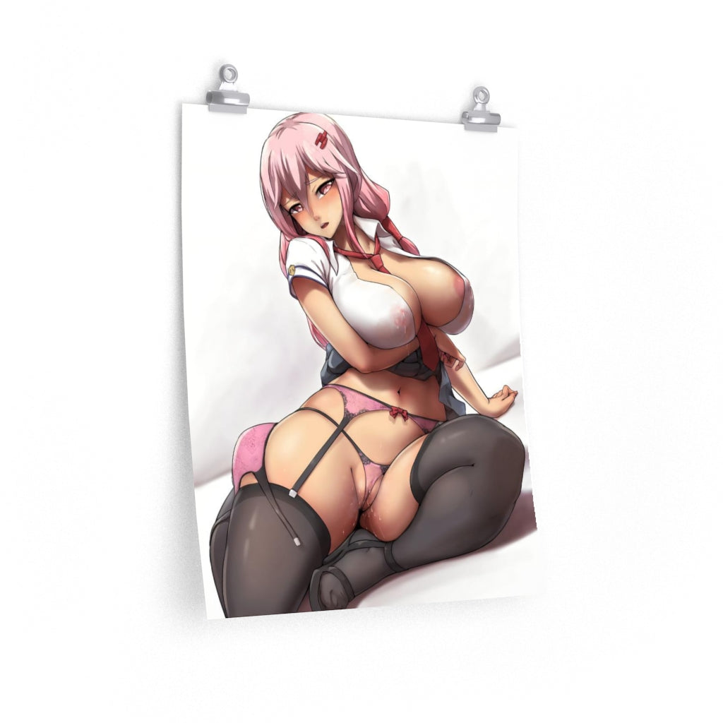 Thick Boobs Yuzuriha Inori Guilty Crown Hentai Poster - Lewd Premium Matte Vertical Poster - Adult Wall Art