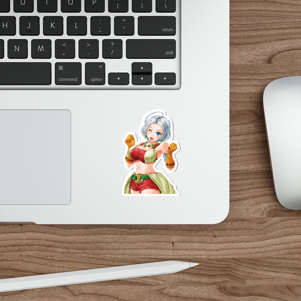 Big Boobs Riin Dragon Quest Waterproof Sticker - Ecchi Vinyl Decal