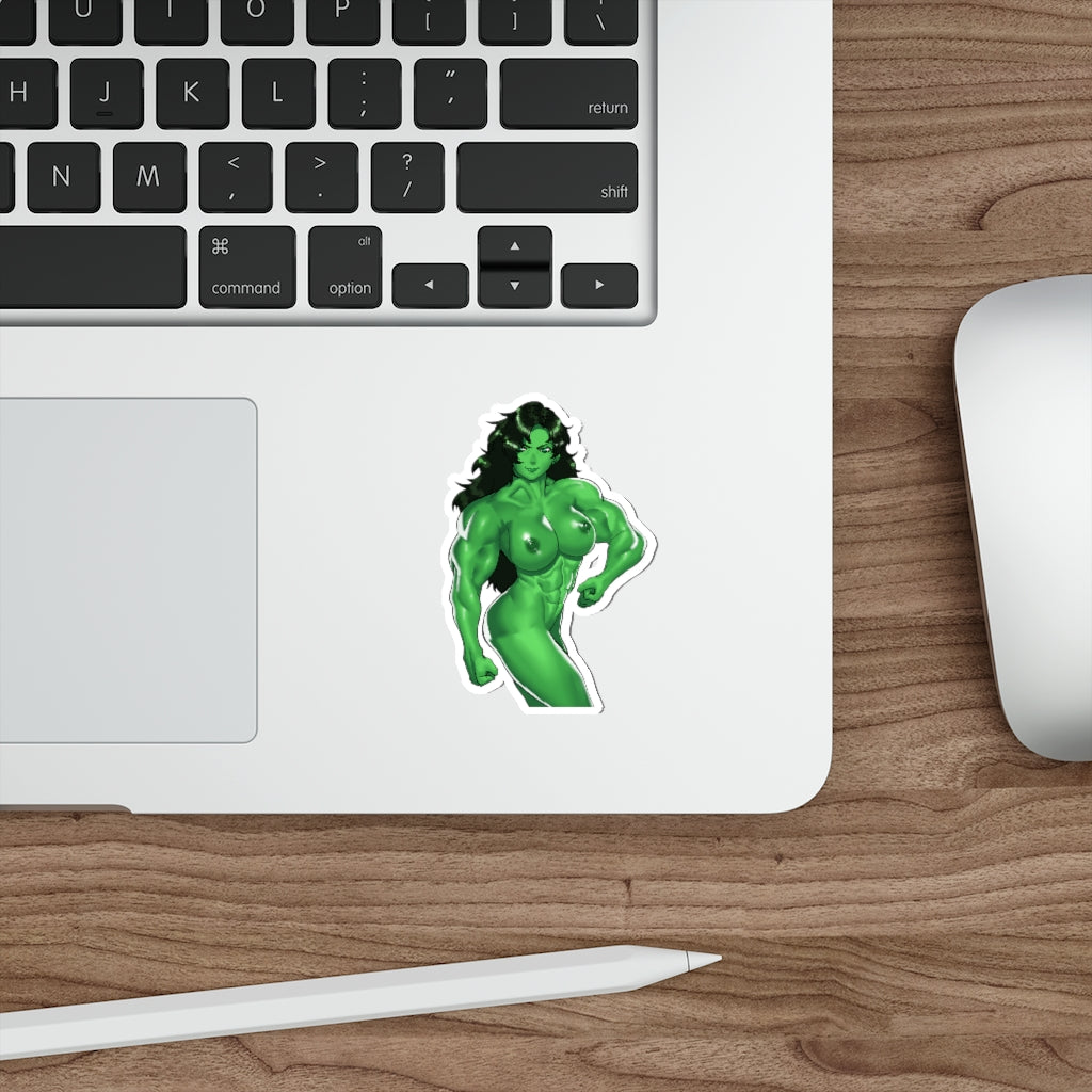 Nude She Hulk Marvel Waterproof Sticker - Ecchi Vinyl Decal