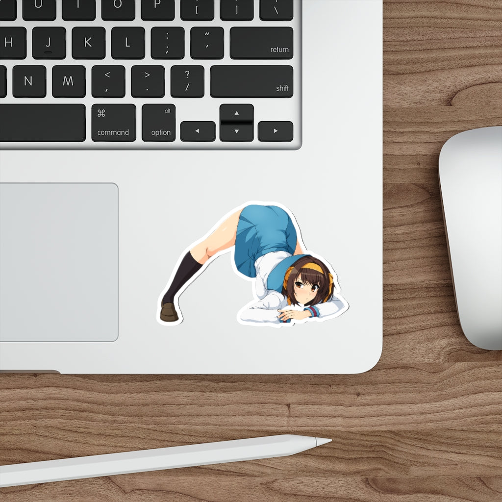 The Melancholy of Haruhi Suzumiya Jack-o Seifuku Waterproof Sticker - Ecchi Vinyl Decal