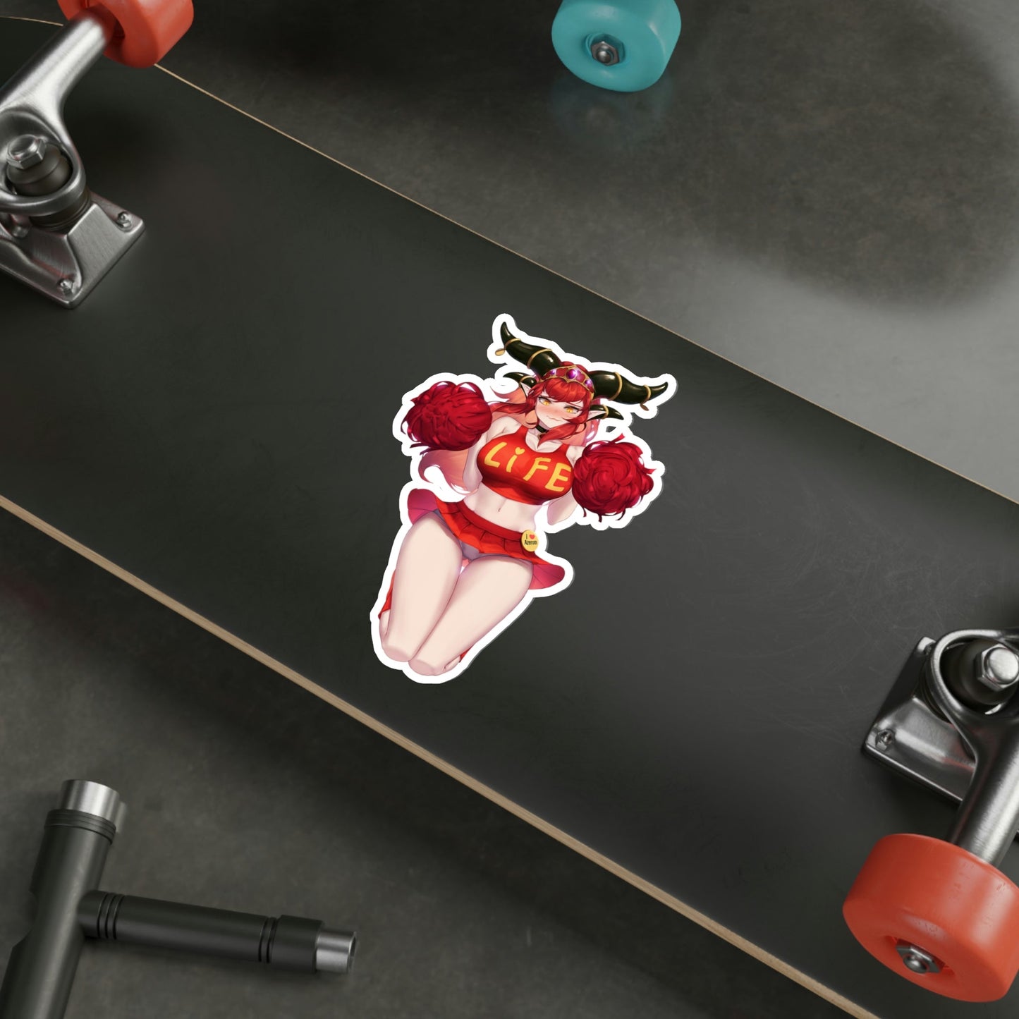 Alexstrasza Sexy Cheerleader Warcraft Waterproof Sticker - Weatherproof Vinyl Car Decal