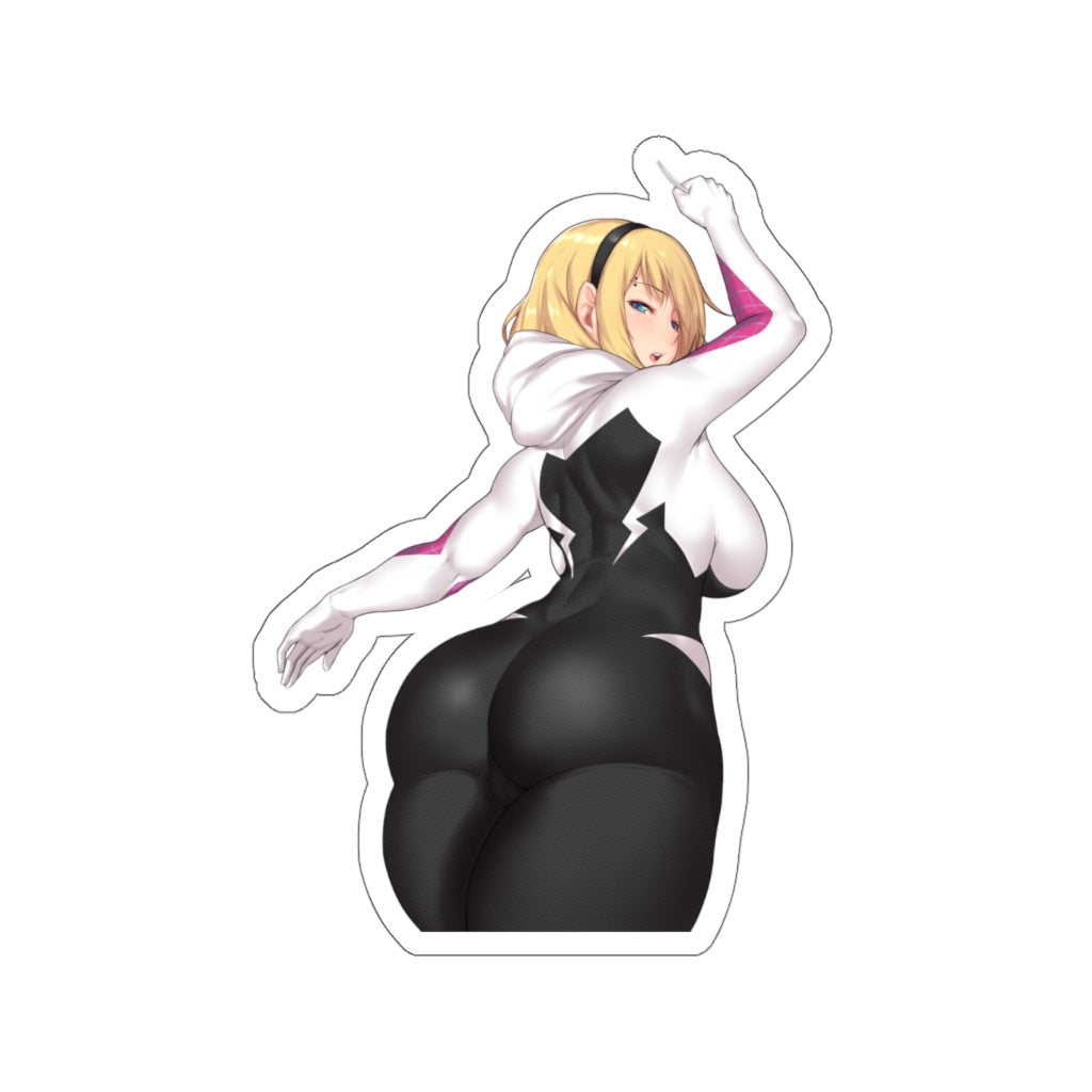 Spider Gwen Big Butt Waterproof Sticker - Ecchi Vinyl Decal