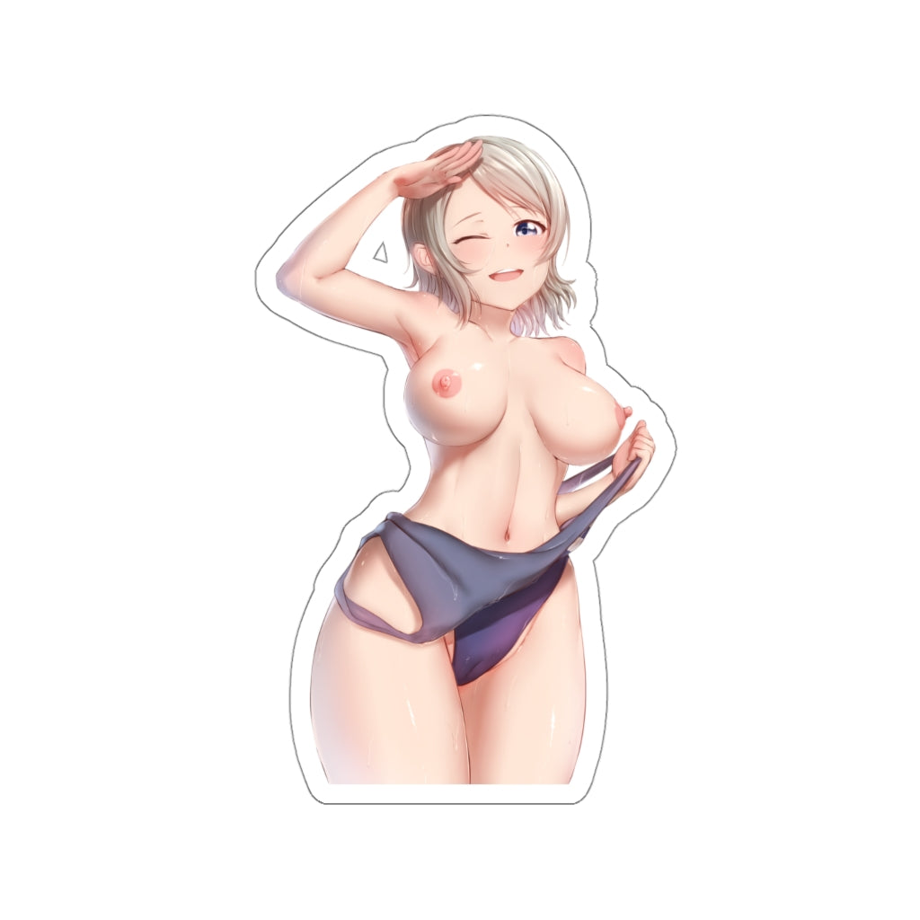 Topless You Watanabe Love Live Sunshine Waterproof Sticker - Ecchi Vinyl Decal