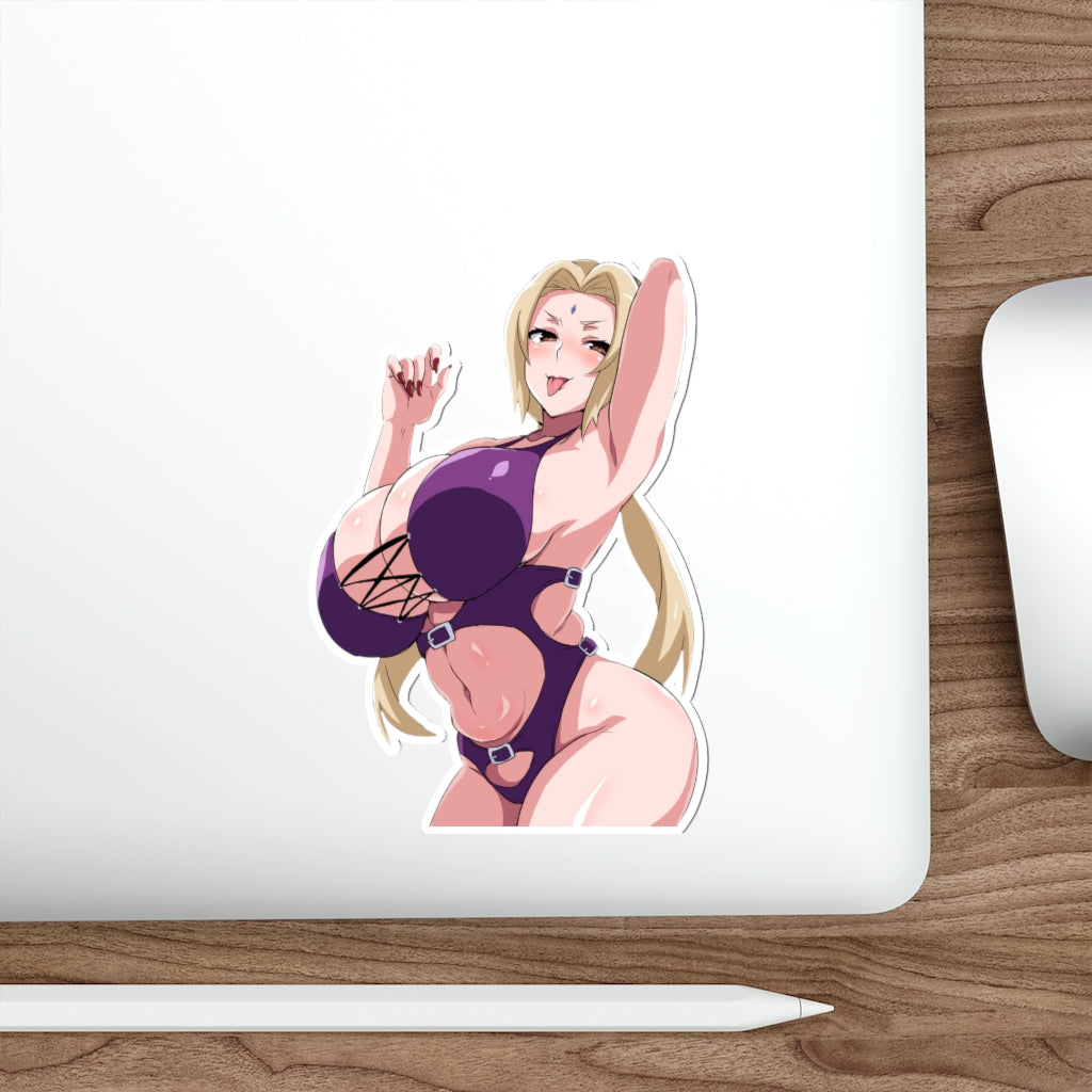 Thick Bodysuit Tsunade Naruto Waterproof Sticker - Ecchi Vinyl Decal