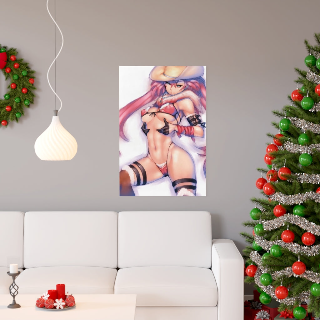 Affiche Kagura Oneechanbara - Affiche verticale mate de qualité supérieure - Art mural pour adulte