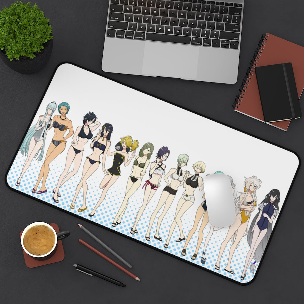 Touken Ranbu Sexy Bikini Waifus Desk Mat - Non Slip Mousepad - Sexy Girl Playmat