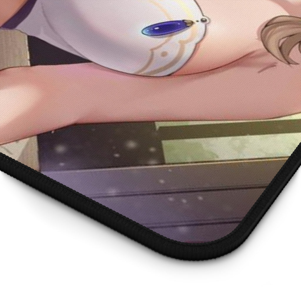 Sexy Lingerie Lisa Genshin Impact Desk Mat - Non Slip Mousepad