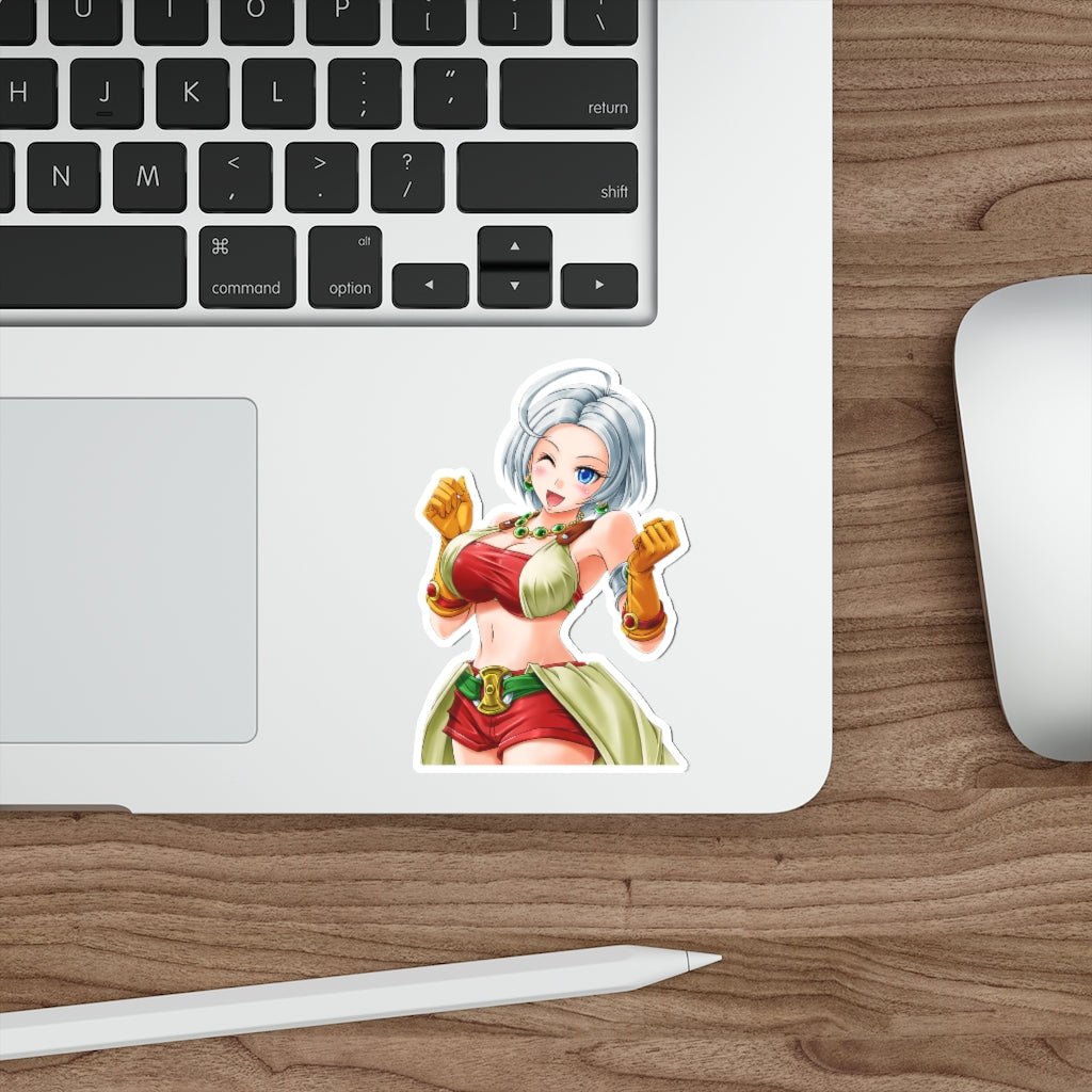 Big Boobs Riin Dragon Quest Waterproof Sticker - Ecchi Vinyl Decal